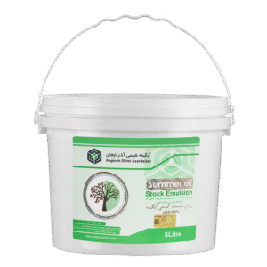 روغن امولسیون شونده گیاهی تابستانه آبگینه (۵ لیتری)